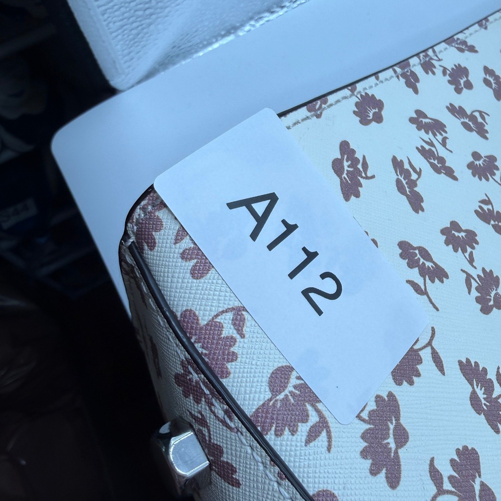 Rebecca Minkoff Tote Bag Women Large Cream Floral Saffiano Leather M.A.B. Work - Picture 14 of 14